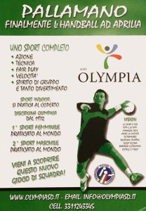 Volantino progetto pallamano