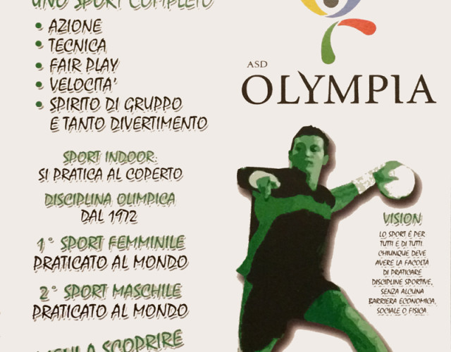 Volantino progetto pallamano